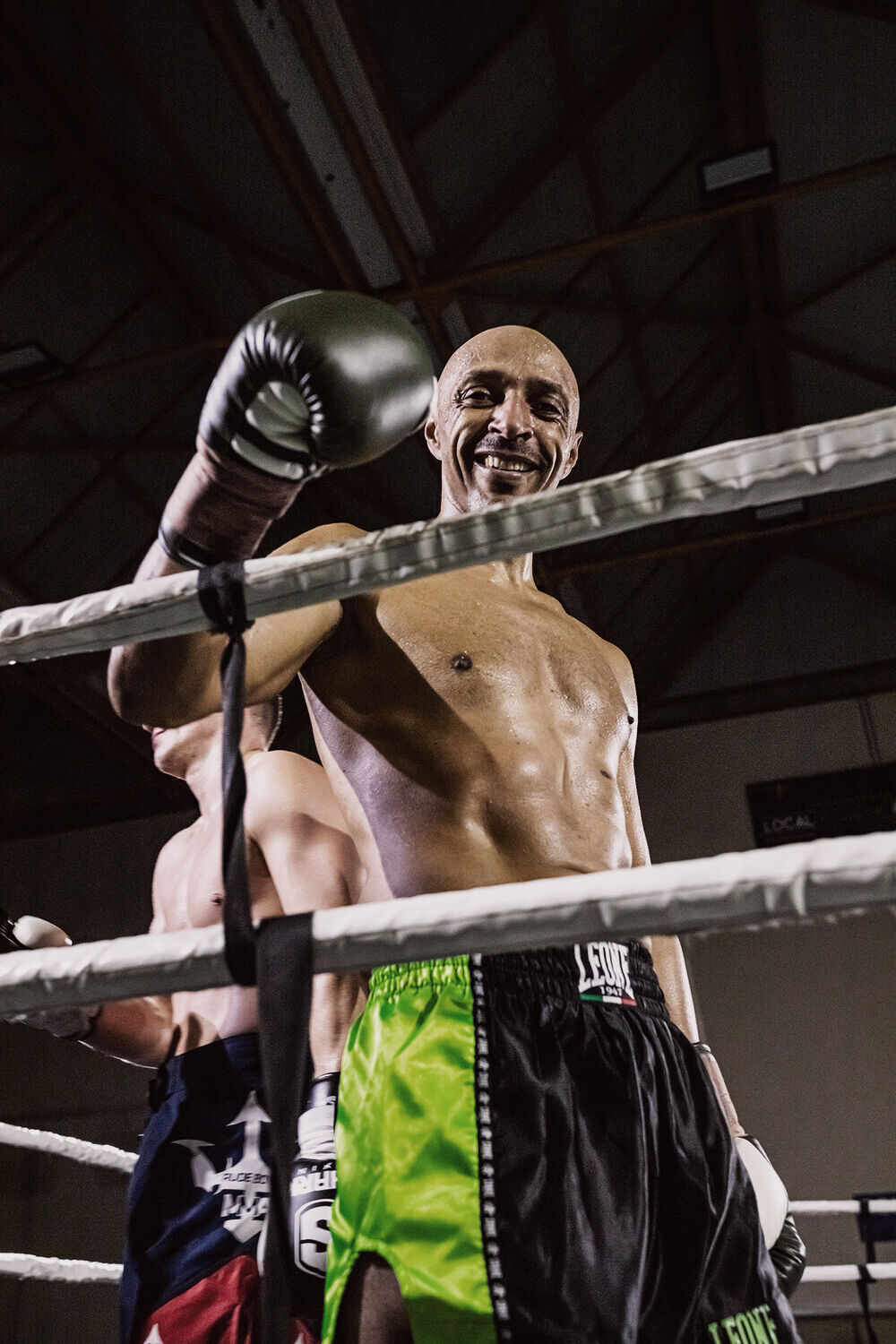 N'Jappalli N'Gum en el ring
